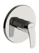 HANSA-Einhebelmischer-Fertigmontageset-fuer-Brausebatterie-HANSAPINTO-8527-Rosette-rund-Chrom-85279183 gallery number 1